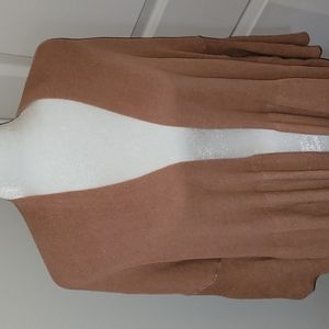 Free People Making Waves Linen Sahara Textured Boho Hippie Maxi Cardigan